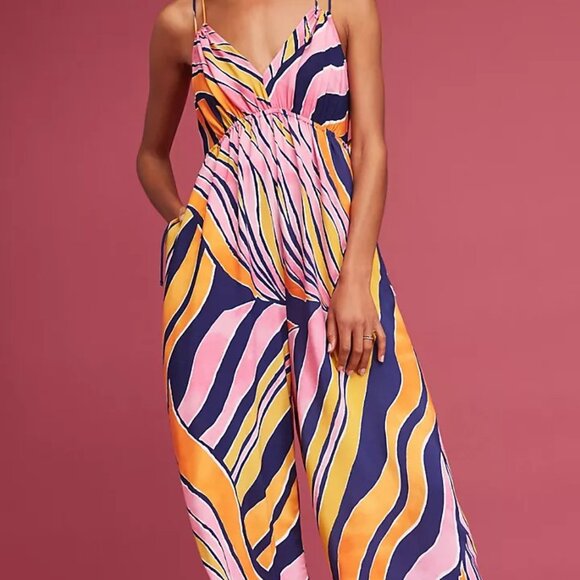 Anthropologie x Maeve Finley wide-leg jumpsuit - Picture 2 of 7